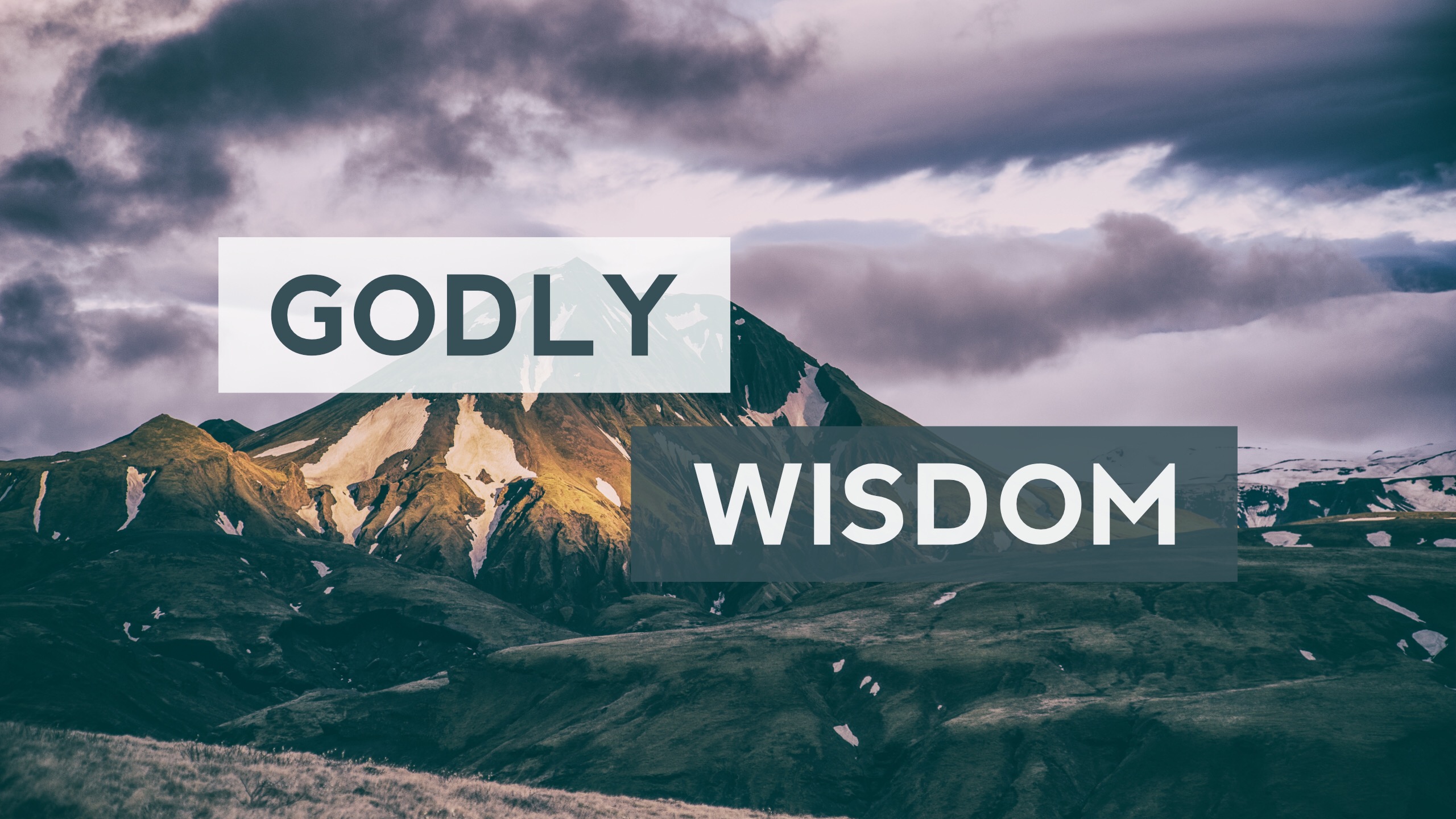 Godly Wisdom Pt. 5